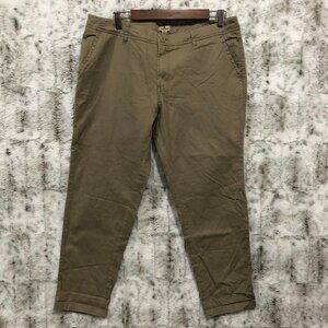 Woolrich Womens Cotton Blend Chino Pants Size 12 Light Brown